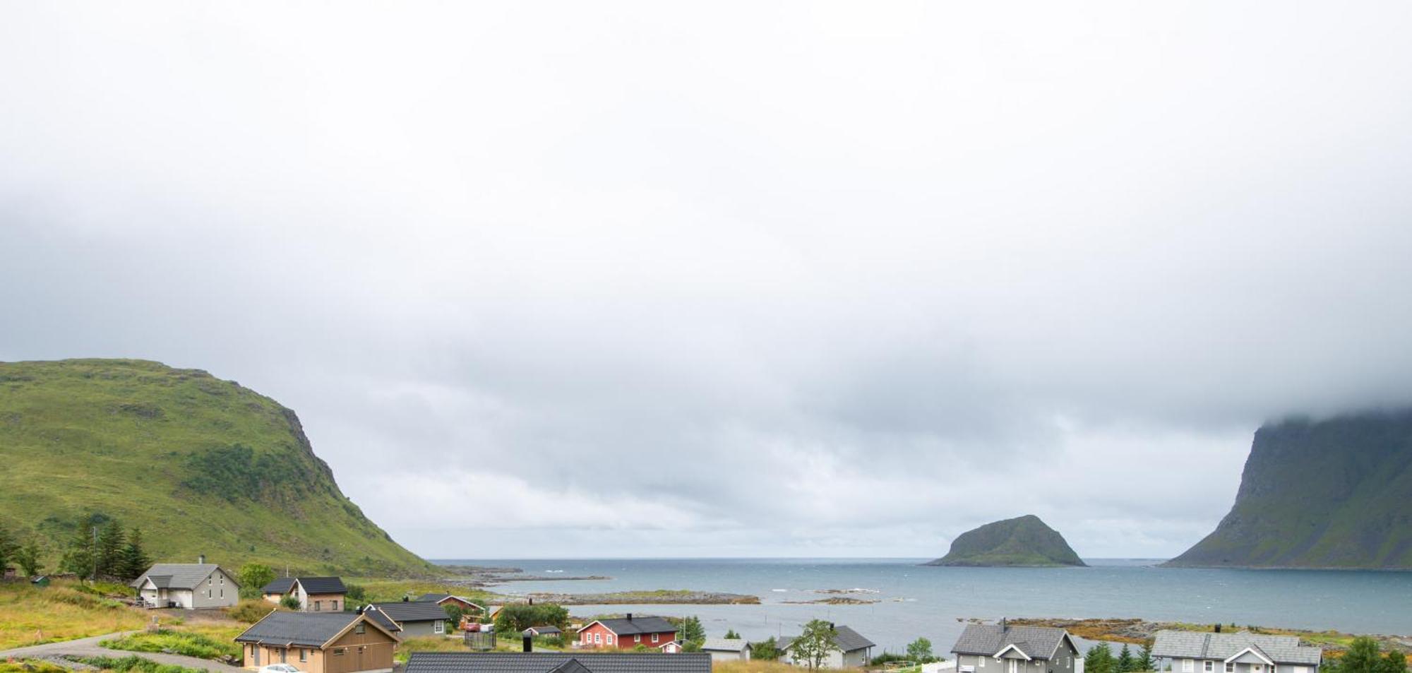 Haukland Beach Panorama Offersoya Extérieur photo
