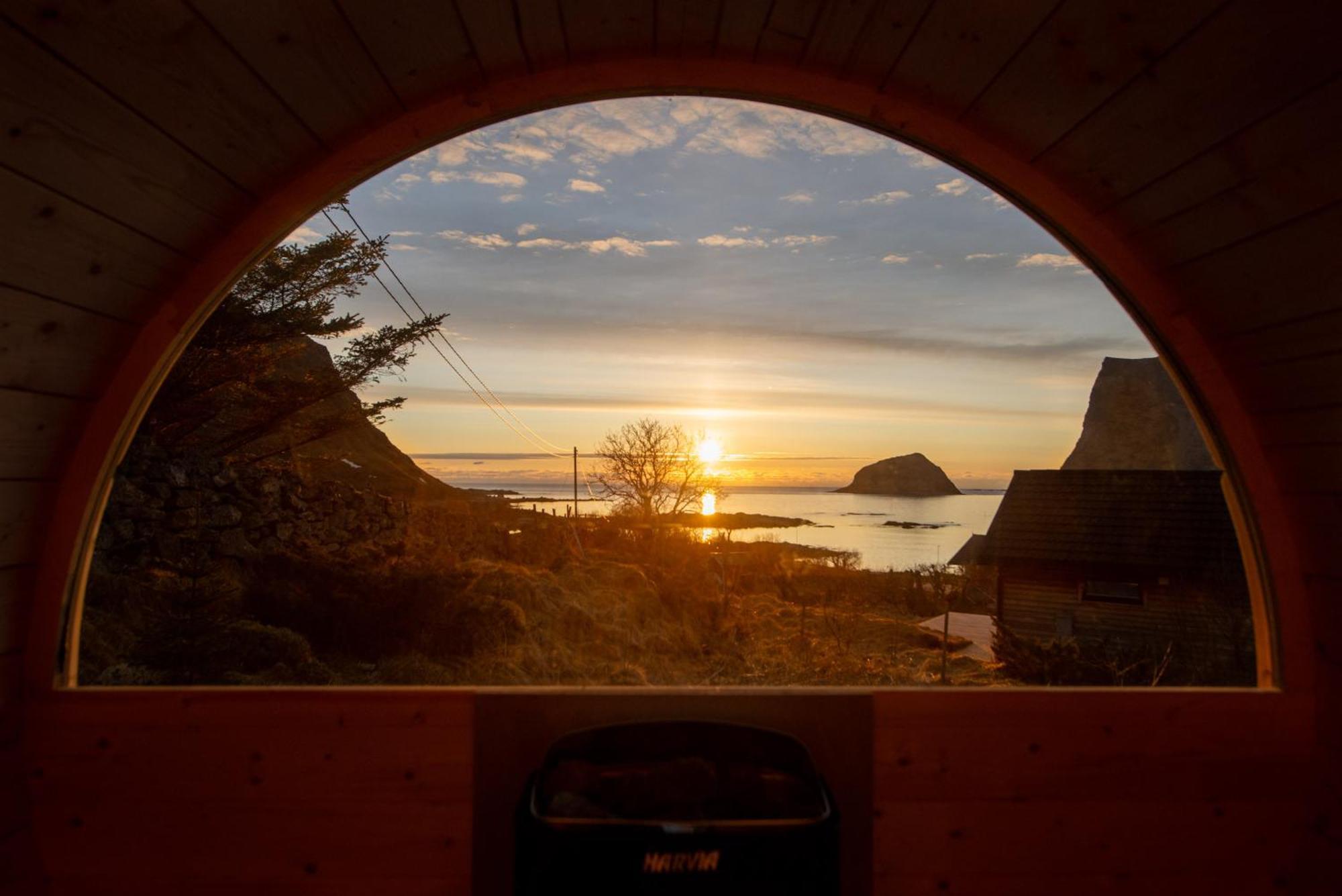 Haukland Beach Panorama Offersoya Extérieur photo