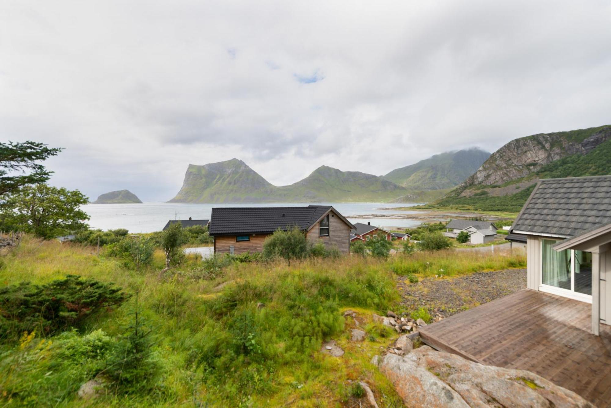 Haukland Beach Panorama Offersoya Extérieur photo